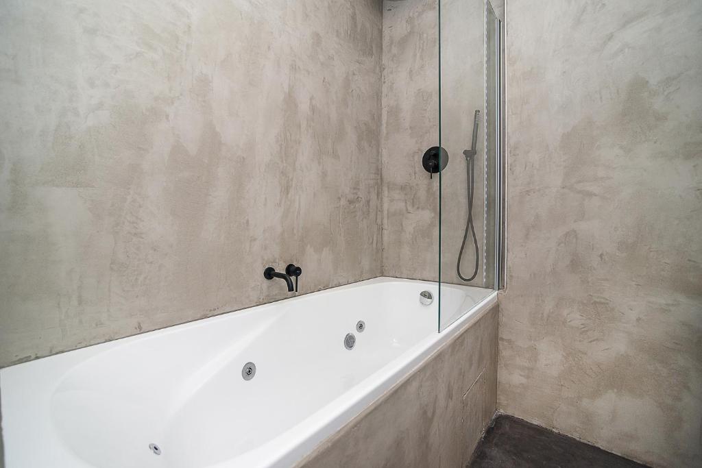 Big 4-bedroom flat, terrace with great Vítkov view Praha 3 s Privátní Vířivou Vanou